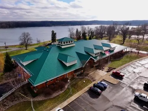 Commercial roof inspection documented in Summitville